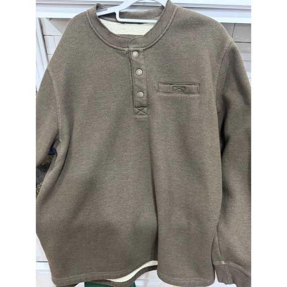 ll bean thermal fleece lined long sleeves xl LOT OF 2 - Picture 1 of 9